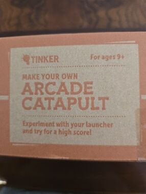 NEW: KiwiCo Tinker Crate Box - Arcade Catapult - Free Shipping